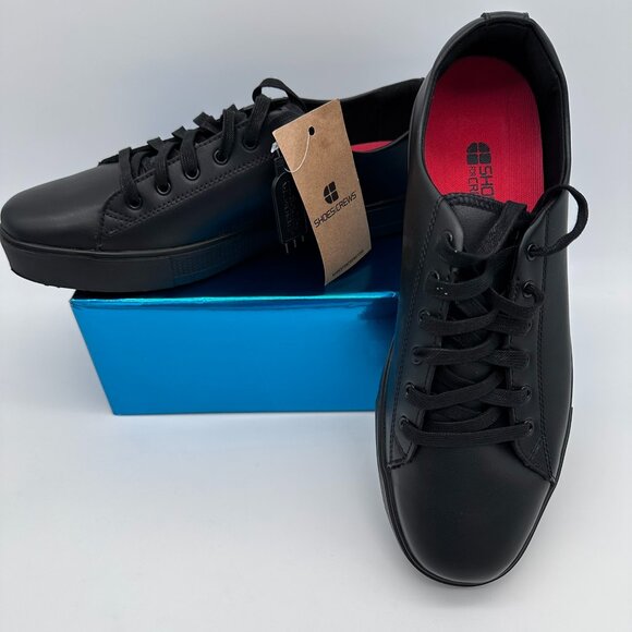 Shoes For Crews Old School Low Rider IV Slip Resistant Shoes Size 12 Wide, Black - Picture 1 of 15